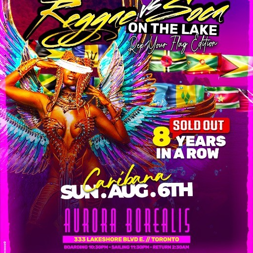 Reggae VS Soca On The Lake | Boat Cruise | Flag Invasion | Caribana Sunday | Aug 6