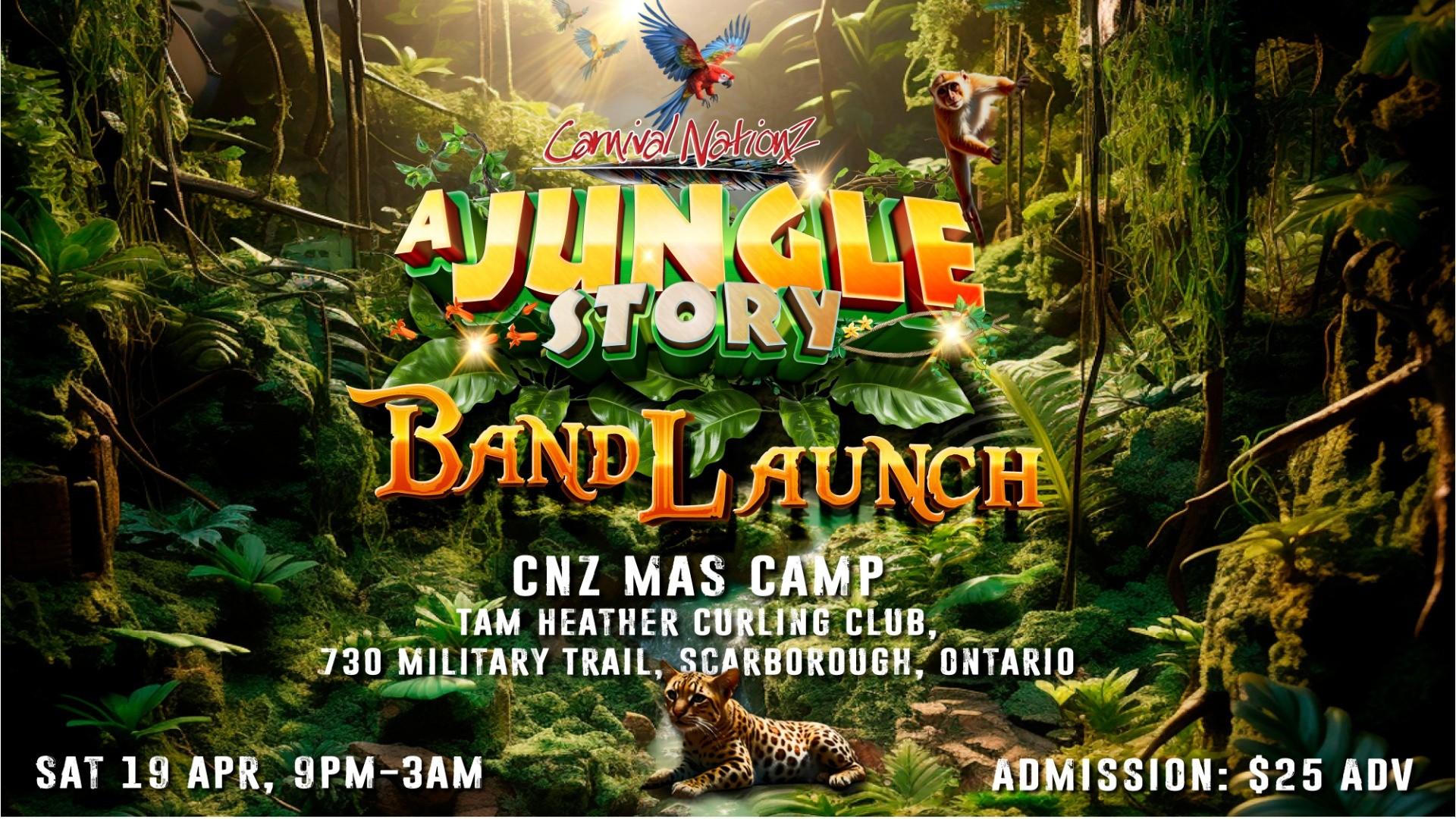 Carnival Nationz Band Launch - A Jungle Story